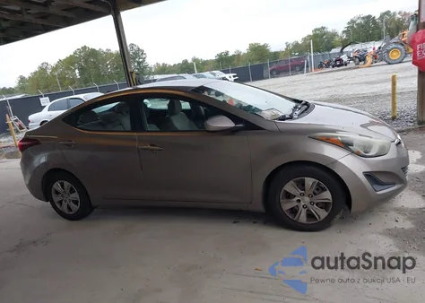 2016 Hyundai Elantra Se из США, поврежденный, VIN 5NPDH4AE2GH703902